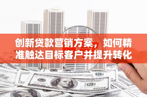 顺平创新贷款营销方案，如何精准触达目标客户并提升转化率