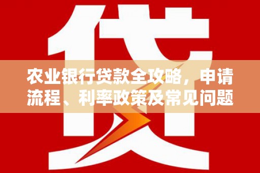 博望农业银行贷款全攻略，申请流程、利率政策及常见问题解析