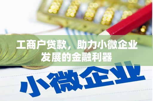 莎车工商户贷款，助力小微企业发展的金融利器