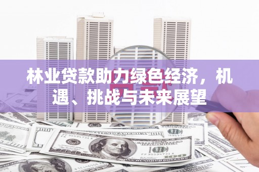 原州林业贷款助力绿色经济，机遇、挑战与未来展望