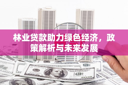 双鸭山林业贷款助力绿色经济，政策解析与未来发展