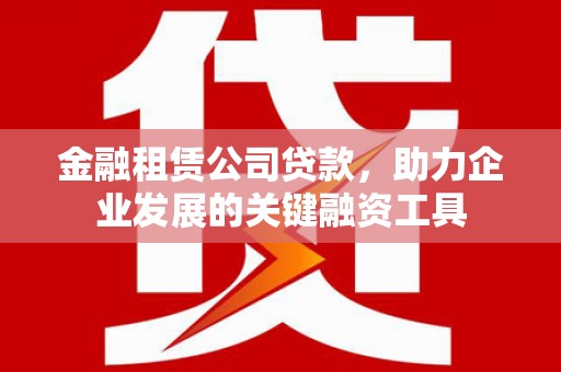 沙依巴克金融租赁公司贷款，助力企业发展的关键融资工具