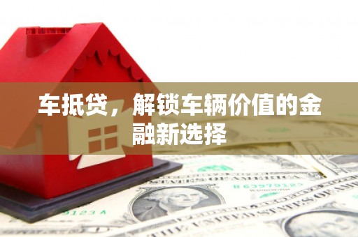 巴里坤车抵贷，解锁车辆价值的金融新选择