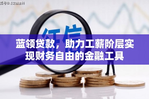 小金蓝领贷款，助力工薪阶层实现财务自由的金融工具
