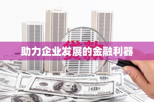 麦积助力企业发展的金融利器